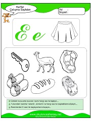 E Sesi Çalışma Sayfaları
